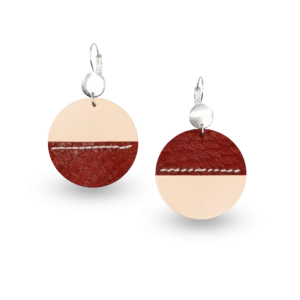 Bijoux en saumon rouge recyclé