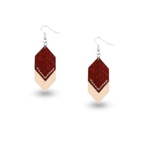 paire de boucle d'oreille à motifs