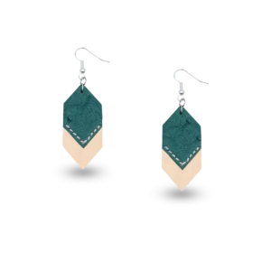 Boucles d'oreille en losange